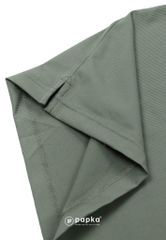 Áo polo nam Papka 1116 cổ V xanh rêu trẻ trung thời thượng