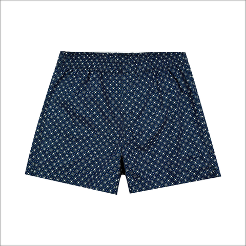 Quần cotton nam boxer mặc nhà Papka 2015 monogram xanh đen