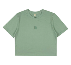 Áo Thun Basic nữ Papka 3038 xanh nhạt