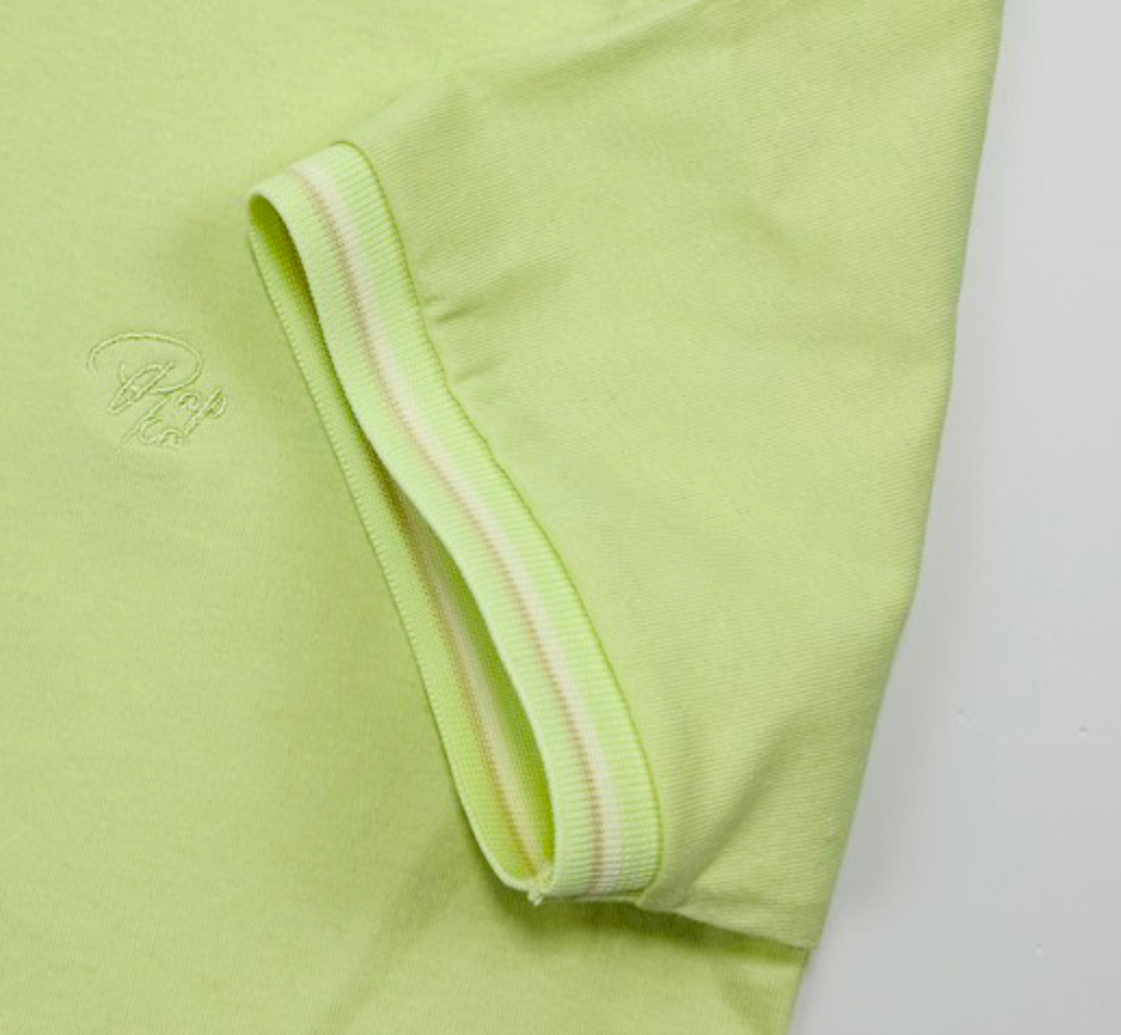 Áo Polo nữ 3055 xanh chuối chất cotton thoáng mát