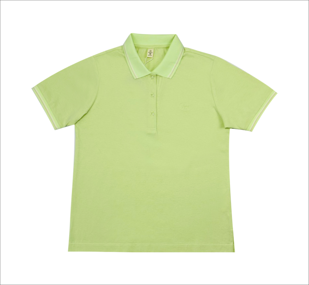 Áo Polo nữ 3055 xanh chuối chất cotton thoáng mát