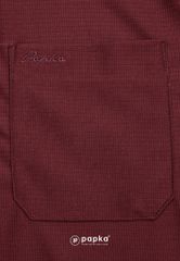 Áo polo nam Papka 1098 đỏ có túi Form Regular