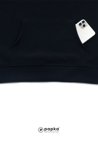 Áo Hoddie Unisex Papka 0011 đen