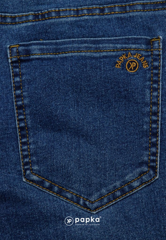 Quần jeans nam Papka 2038 xanh đậm