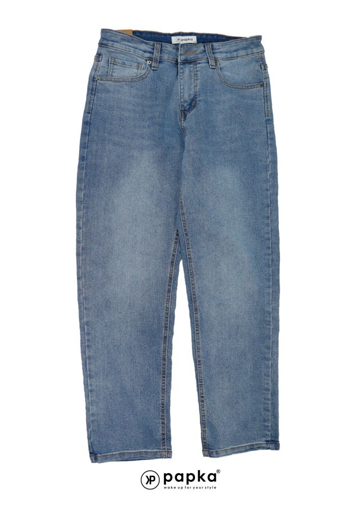 Quần jeans nam Papka 2038 xanh nhạt