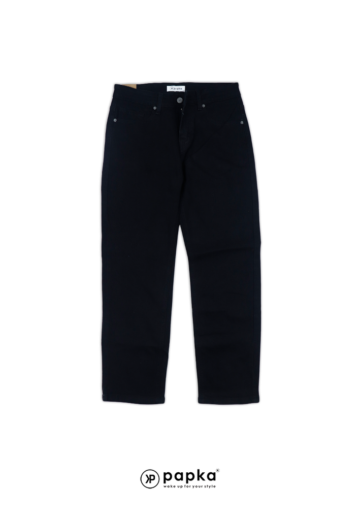 Quần Jeans Nam Papka 2037 Đen trơn