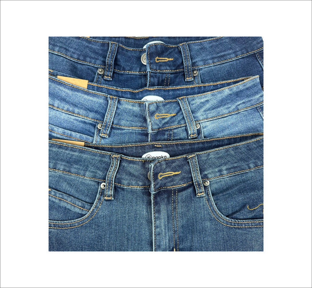 Chân váy Jeans xẻ tà PAPKA 8011