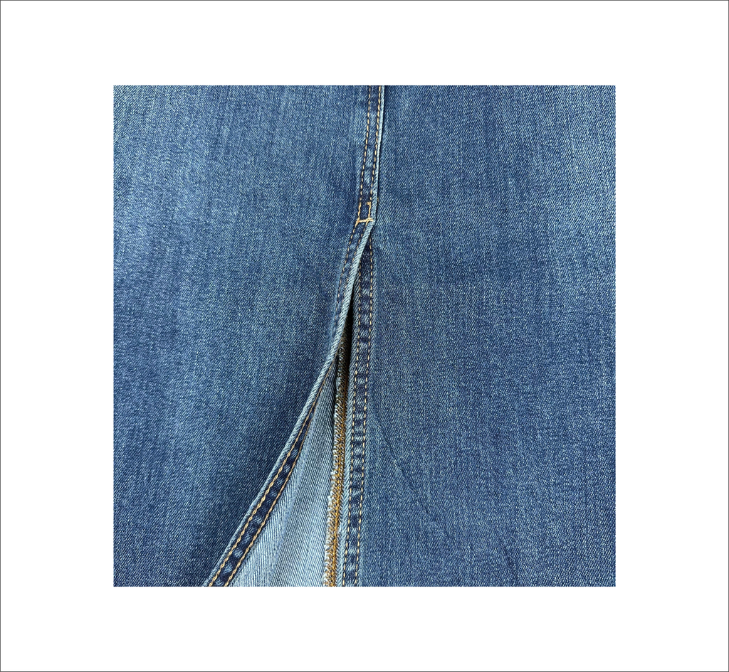 Chân váy Jeans xẻ tà PAPKA 8011