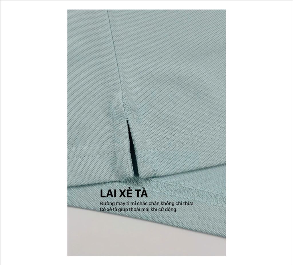 Áo Polo nam Papka 1121 xanh mint