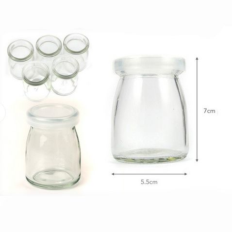 Hũ pudding lùn 100ml nắp nhựa