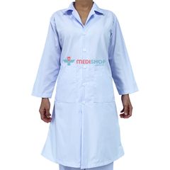 ao blouse bac sy duoc sy nu ao blu dai tay