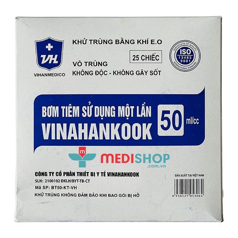 bom tiem 50ml vinahankook bom cho an