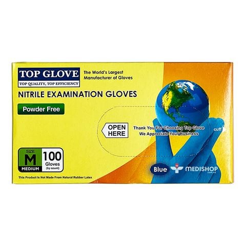 gang tay nitrile top glove malaysia khong bot mau xanh
