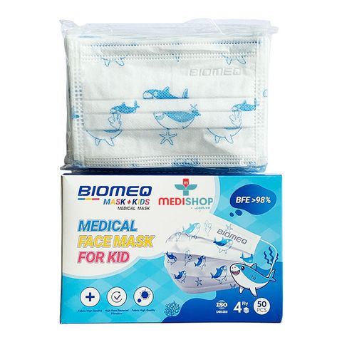 khau trang y te 4 lop biomeq tre em