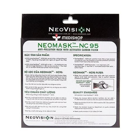 khau trang than hoat tinh neomask nc95