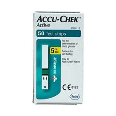 que thu duong huyet accu chek active 50 test