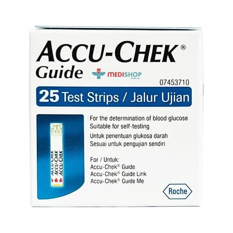 que thu duong huyet accu chek guide 25 test date moi