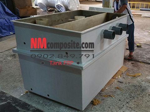  Bể tách mỡ composite FRP 1.5m3 