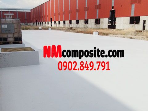  Phủ composite FRP bề mặt bê tông trồng cỏ 