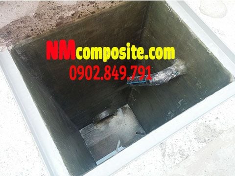 Bọc phủ composite FRP hố ga bê tông lương hải hưng