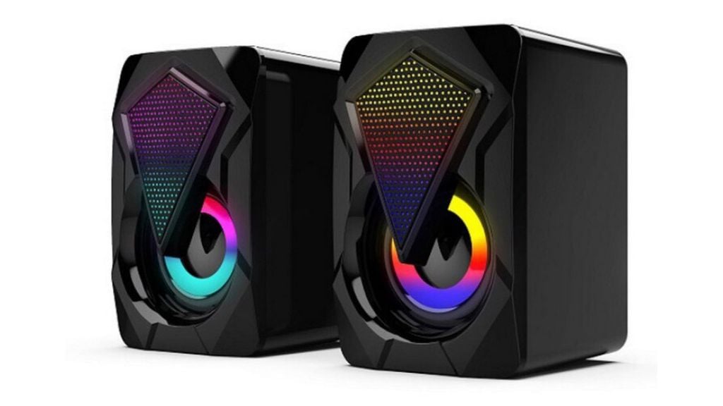 Loa VI TÍNH 2.0 E1046 MINI ĐỔI MÀU