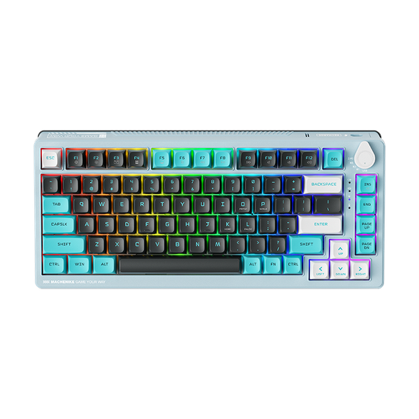 Bàn phím Machenike K600T-B8 Grey Blue Tri-Mode