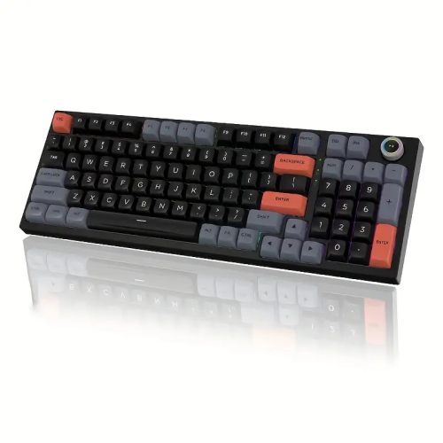 Bàn phím cơ ASESTEK AK98 LED Rainbow Hotswap 3 chân