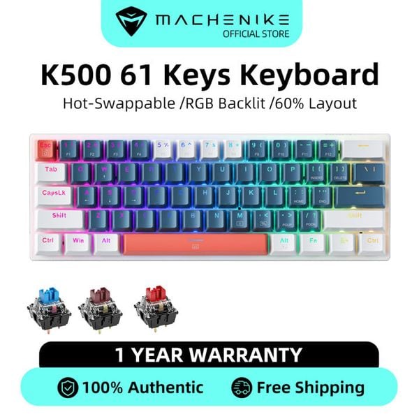 Bàn phím Machenike K500-B61 Wired
