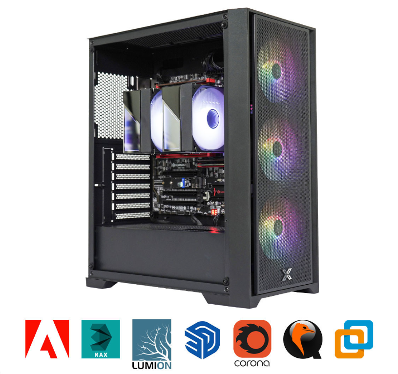 CẤU HÌNH GIẢ LẬP X99 DUAL XEON E5 2680 V4 RAM 64GB SSD 512GB VGA