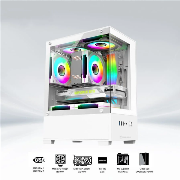 Case CPC-EX32 Đen/Trắng
