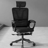 Ghế Công Thái Học EGO-006 BLACK/WHITE BLACK