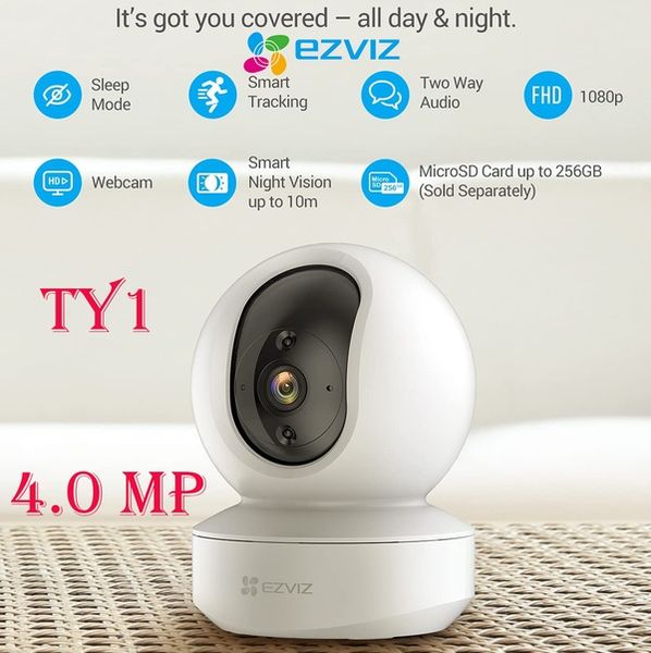 Camera IP Wifi Ezviz TY1 Pro 4MP |