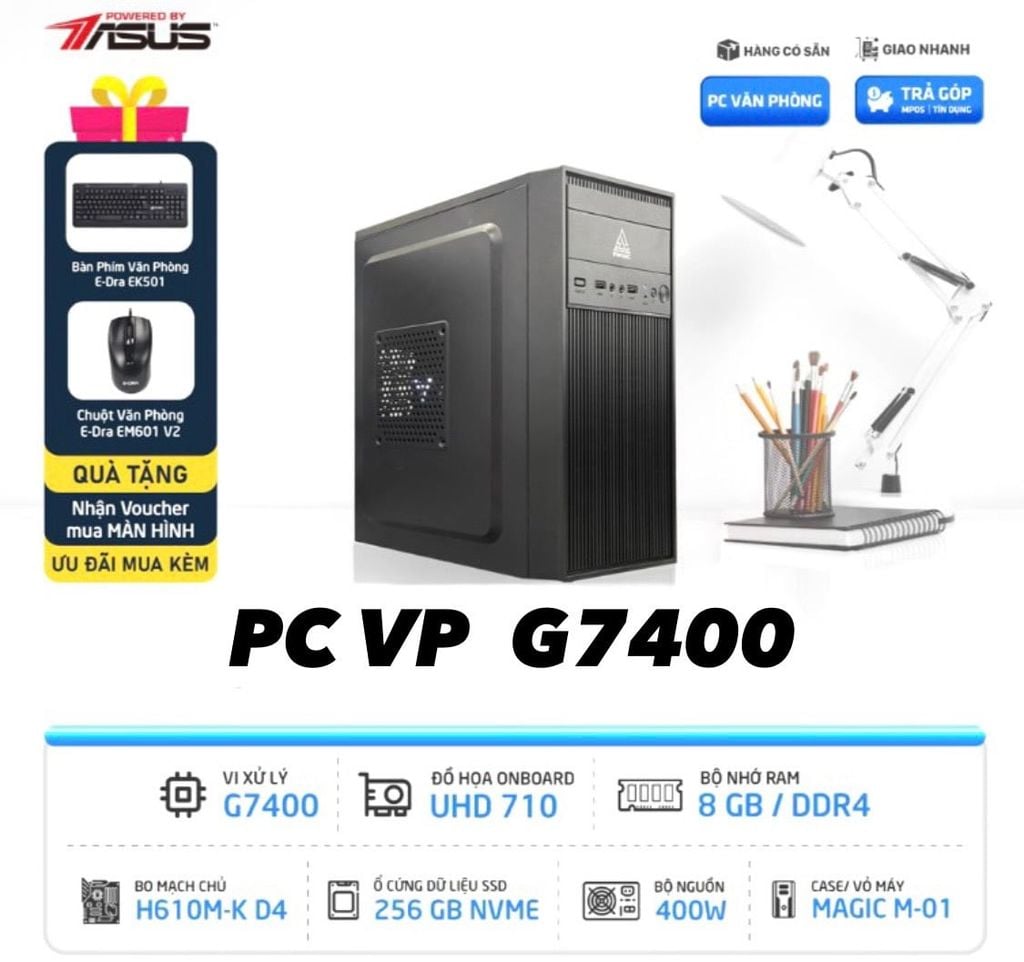 CẤU HÌNH VĂN PHÒNG /  G7400  , INTEL NEW