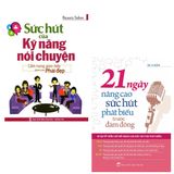 Sách: Combo Sức Hút Của Kỹ Năng Nói Chuyện + 21 Ngày Nâng Cao Sức Hút Phát Biểu Trước Đám Đông