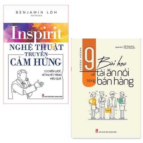  Combo 2 Cuốn: Nghệ Thuật Truyền Cảm Hứng + 9 Bài Học Về Tài Ăn Nói Trong Bán Hàng (Tái Bản) 