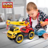 Đồ Chơi DUKA: Xe Công Trình Tự Tháo Lắp - Cần Cẩu Chuyên Dụng - 839620