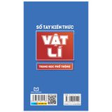Sách: Sổ Tay Kiến Thức Vật Lí Trung Học Phổ Thông
