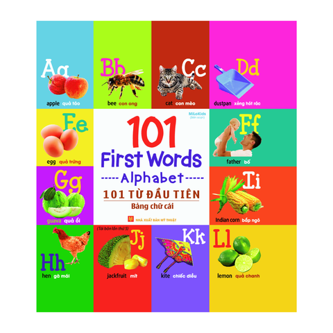  Sách: 101 First Words - Alphabet / 101 Từ Đầu Tiên - Bảng Chữ Cái (Tái bản) 