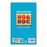 Sách: Sổ Tay Kiến Thức Hóa Học Trung Học Phổ Thông