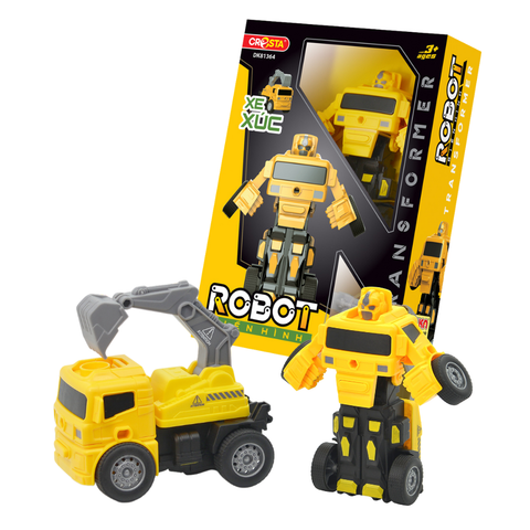  Đồ Chơi DUKA: Robot Biến Hình – Xe Xúc - DK81364 