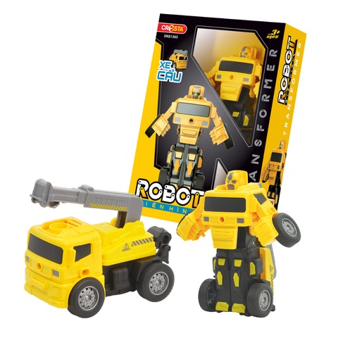  Đồ Chơi DUKA: Robot Biến Hình – Xe Cẩu - DK81365 