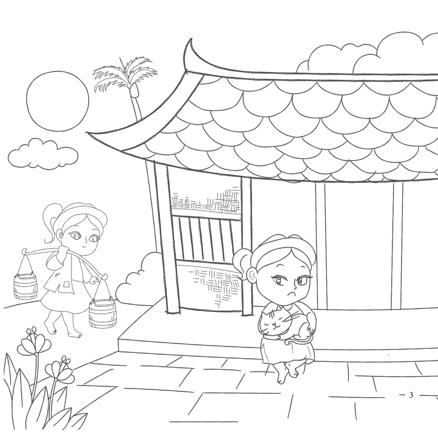 Tổng hợp tranh tô màu Sự Tích Cây Khế đẹp nhất dành cho bé  Truyện giáo dục