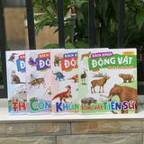 Sách: Trọn Bộ Bách Khoa Động Vật Dành Cho Trẻ Nhỏ (Thú Cưng + Côn Trùng + Khủng Long + Động Vật Tiền Sử)