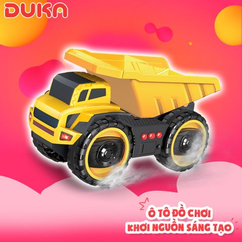  Đồ CHơi DUKA:  Xe Công Trình Có Nhạc, Đèn - Xe Ben - 806033 