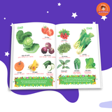 Sách: Combo Từ Điển Tranh Về Rau - Củ - Quả - Hoa + Từ Điển Tranh Về Các Con Vật (Bìa Cứng)