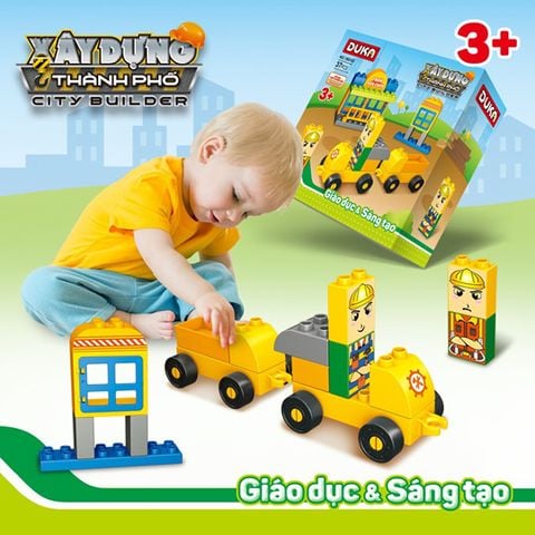 Đồ Chơi DUKA: Ghép Hình - Xây Dựng Thành Phố