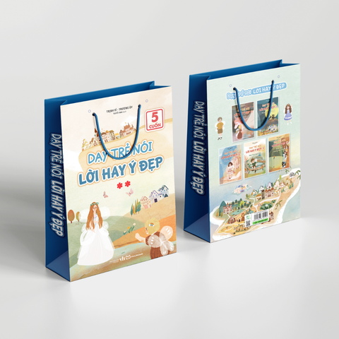  Sách: Combo Dạy Trẻ Nói Lời Hay Ý Đẹp - Túi 2 (Từ Quyển 6 Đến 10) 