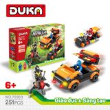 Đồ Chơi DUKA: Ghép Hình - Chiến Binh Ninja 251 Chi Tiết - Z70303