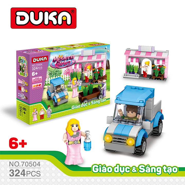 Đồ Chơi DUKA: Ghép Hình - Những Cô Gái Hiện Đại 324 Chi Tiết - Z70504