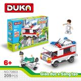 Đồ Chơi DUKA: Ghép Hình - Trung Tâm Cấp Cứu 209 Chi Tiết - Z70803